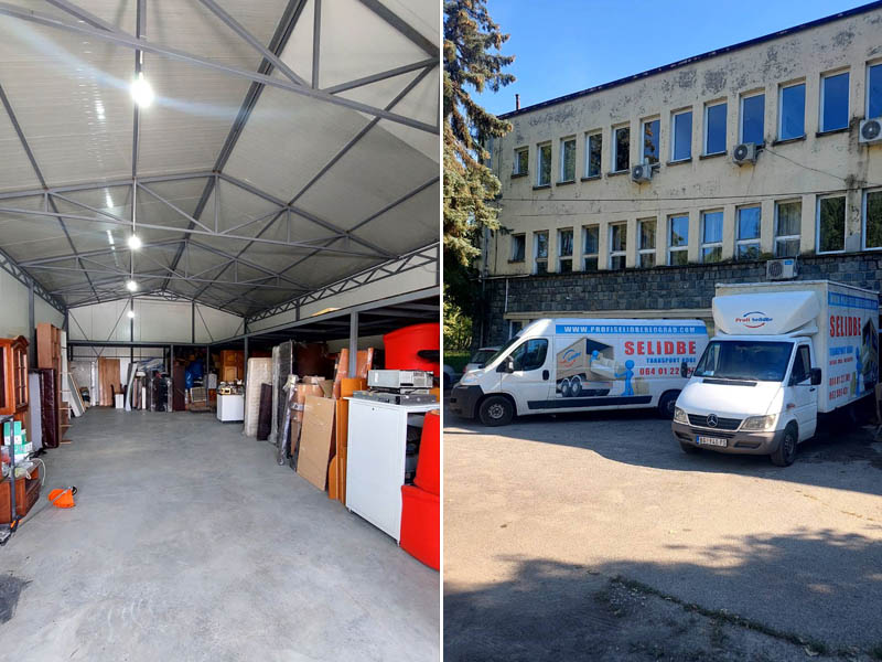 Skladištenje stvari, robe i nameštaja i selidbe u Beogradu
